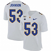 Pittsburgh Panthers 53 Dorian Johnson White 150th Anniversary Patch Nike College Football Jersey Dzhi,baseball caps,new era cap wholesale,wholesale hats